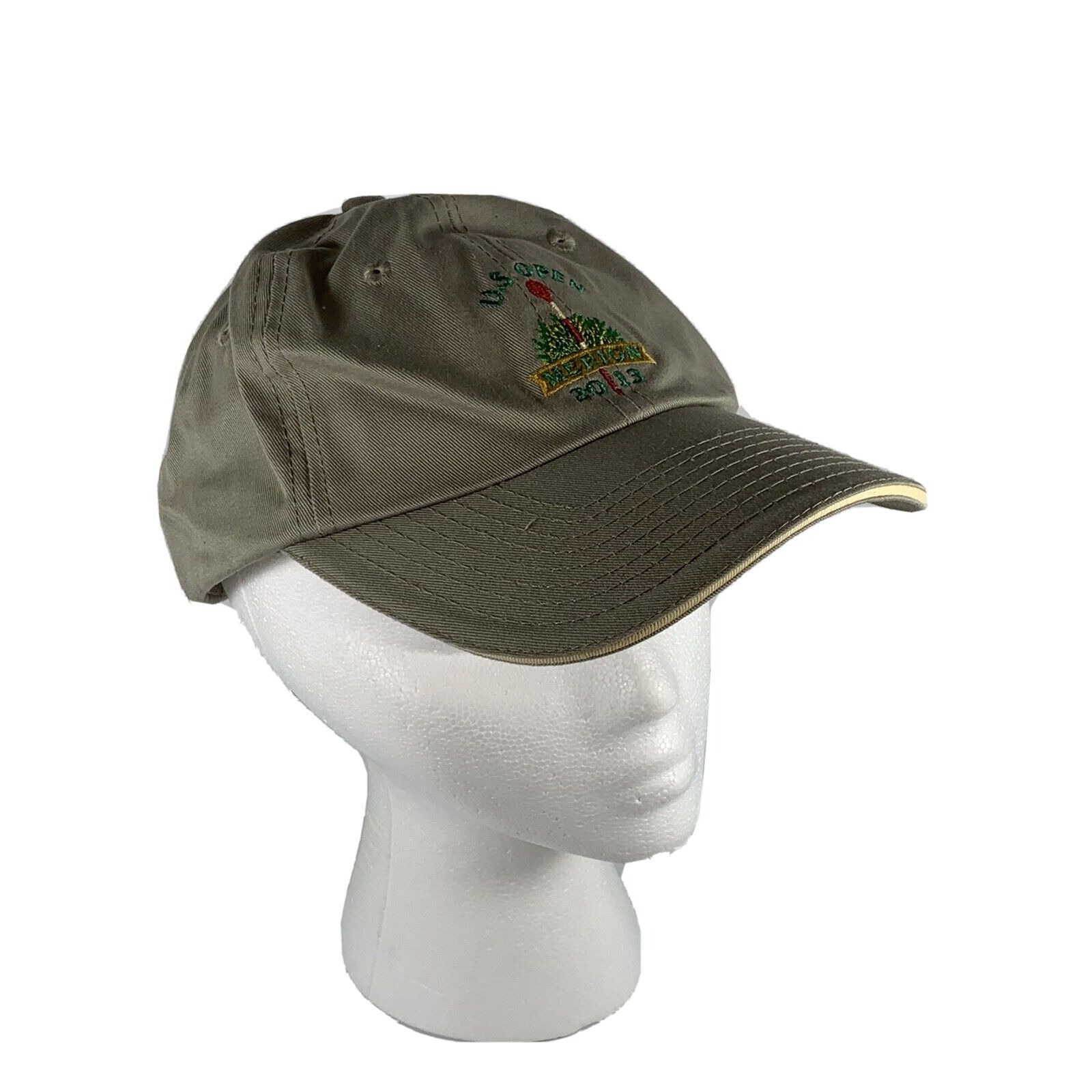 Us Open 2013 Merion Golf Hat Strapback Cap Tan Pga Tour Usga Member